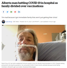 裂开！加拿大男子被不打疫苗的女儿女婿害惨