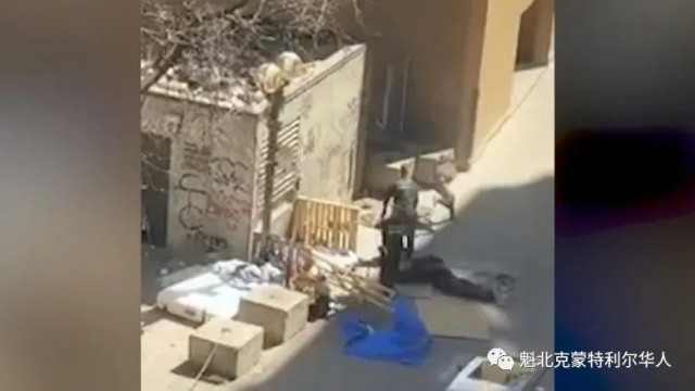 蒙特利尔唐人街一名男子被警察暴力推倒